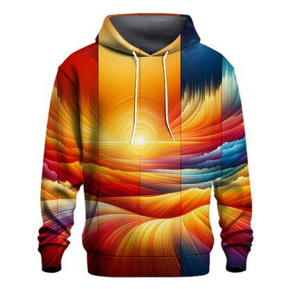 Radiant Sunset Gradient Hoodie