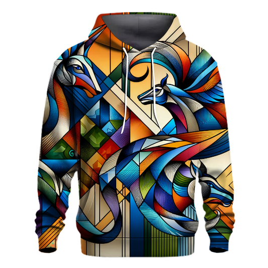 Geometric Safari Hoodie