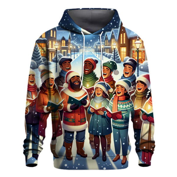 Christmas Carolers in Harmony Hoodie