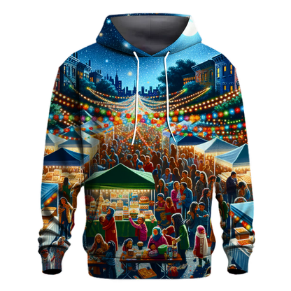 Colorful Holiday Block Party Hoodie