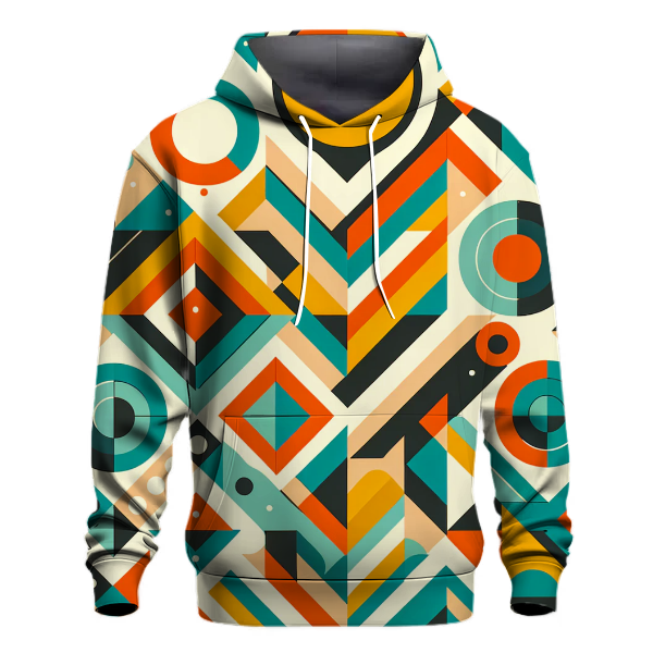 Retro Geometric Hoodie