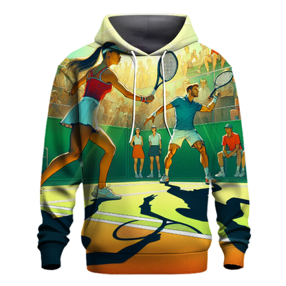 Tennis Court Elegance Hoodie