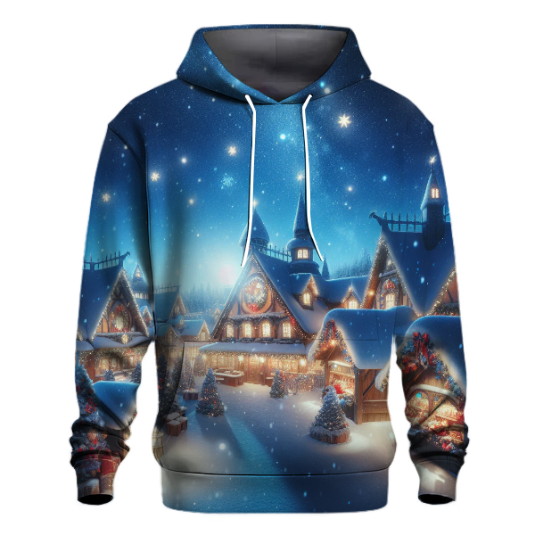 Starry Night at the North Pole Hoodie