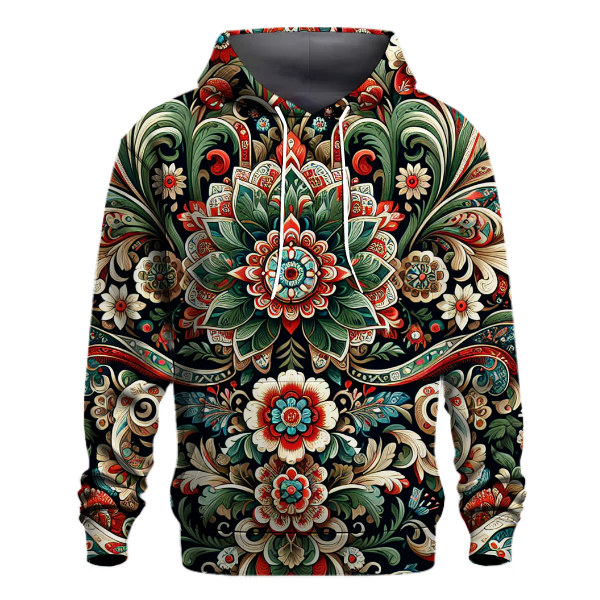 Folk Art Elegance Hoodie