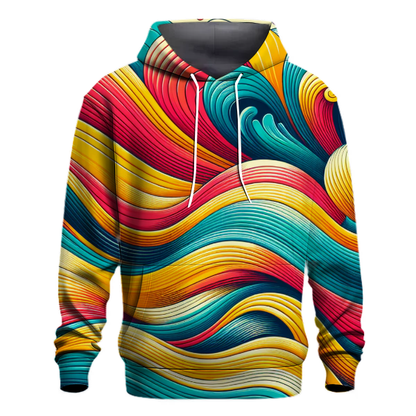 Rainbow Wave Dance Hoodie