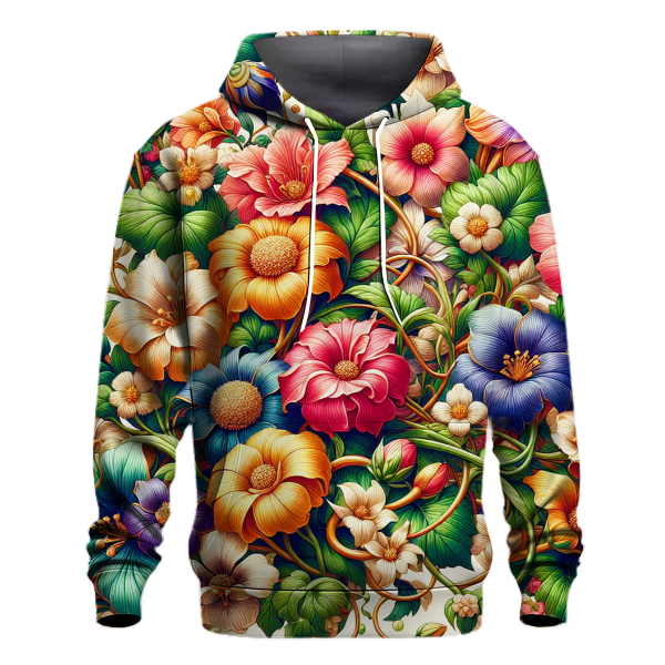 Dreamy Floral Garden Hoodie