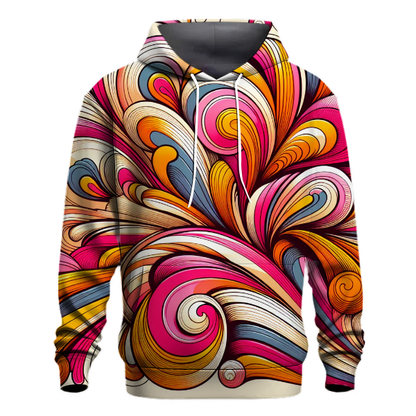 Flower Power Swirl Hoodie