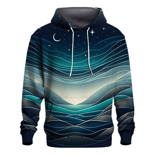 Moonlit Beach Gradient Hoodie