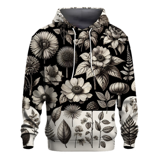 Vintage Botanical Prints Hoodie