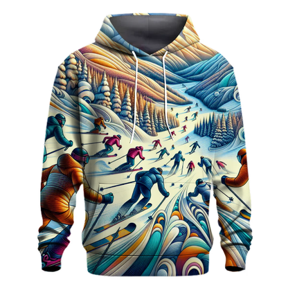 Skiing Rush Hoodie