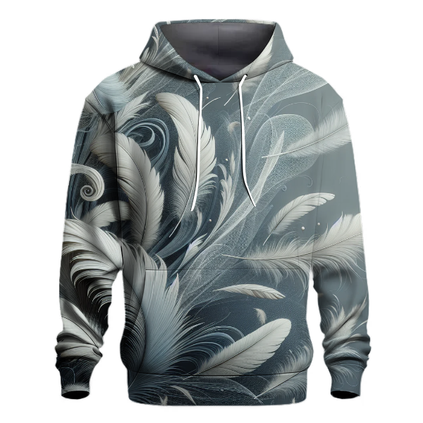 Ethereal Feather Whispers Hoodie