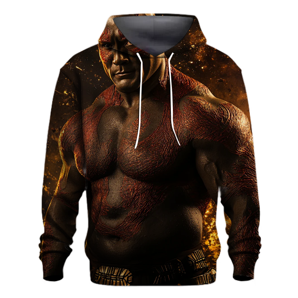 Dave Bautista: The Stoic Strength of Drax the Destroyer Hoodie