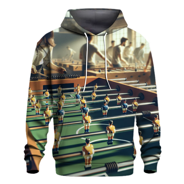 Table Football Frenzy Hoodie Graphic Hoodies