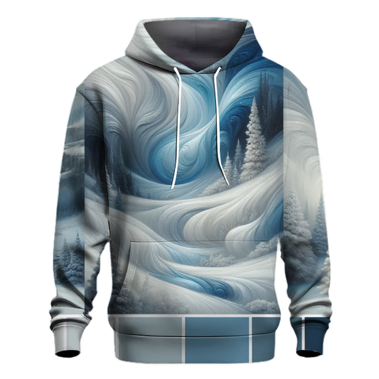 Frosty Nights Tie-dye Design Hoodie