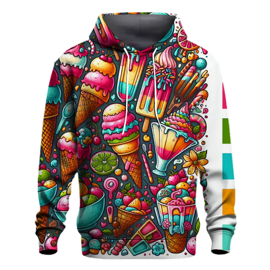 Whimsical Ice Cream Delights Hoodie