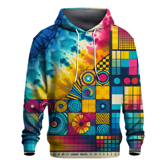 Geometric Dream Tie-Dye Hoodie