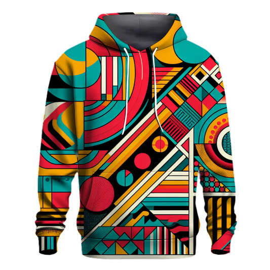 Funky Pattern Parade Hoodie