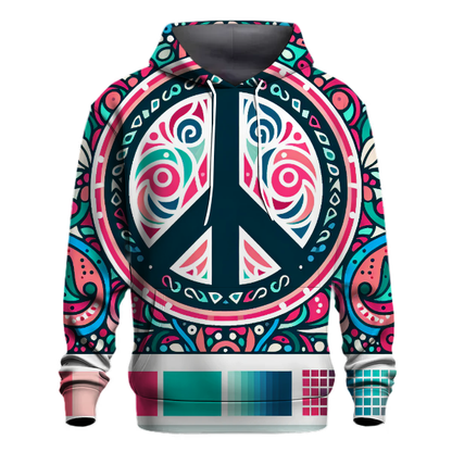 Colorful Peace Sign Hoodie