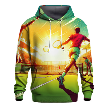 Tennis Serve and Volley Hoodie