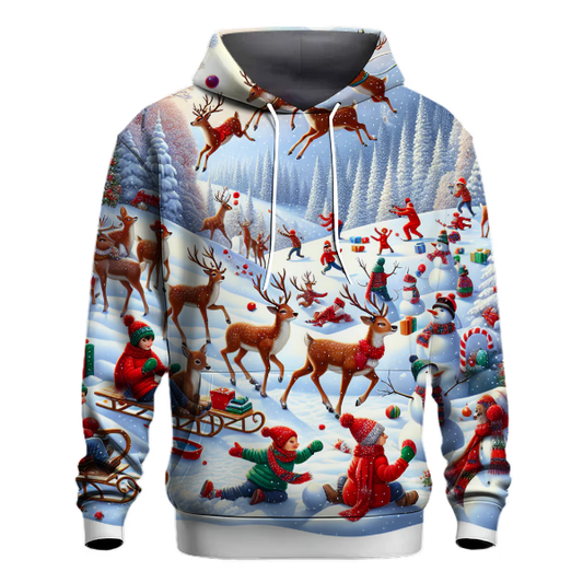 Merry Reindeer Games Hoodie