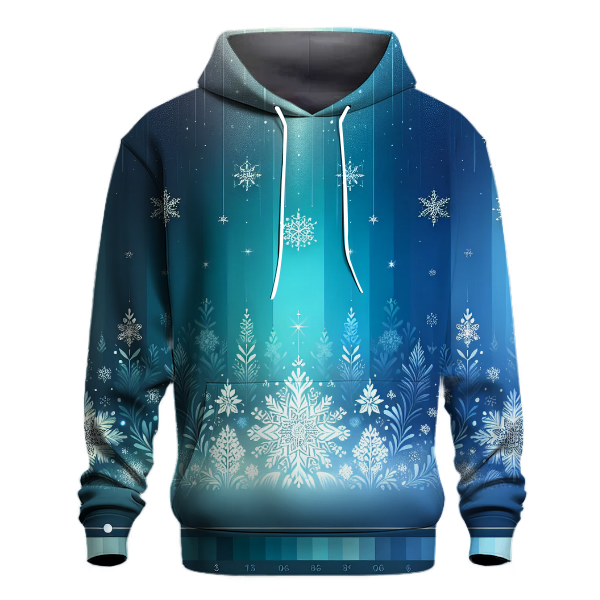 Winter Frost Elegance Hoodie