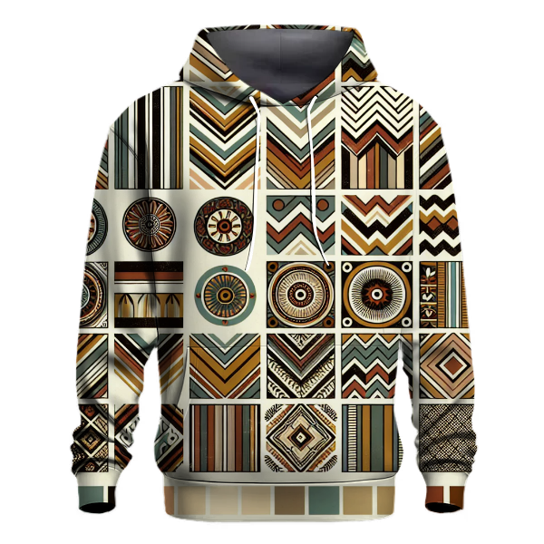 Classic 70s Patterns Hoodie