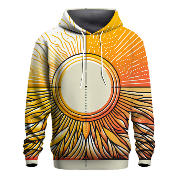 Golden Sunrise Radiance Hoodie