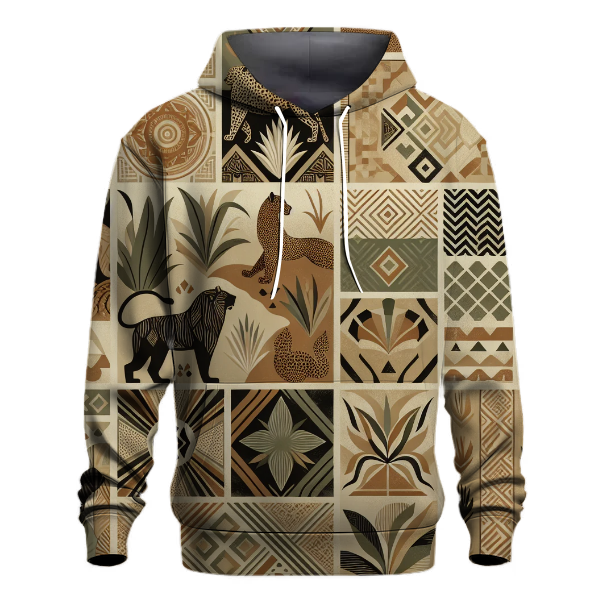 Vintage Safari Prints Hoodie Printed Hoodies