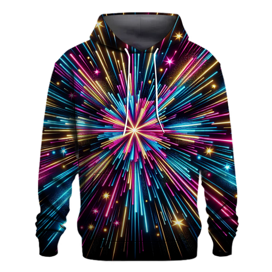 Neon Starburst Hoodie