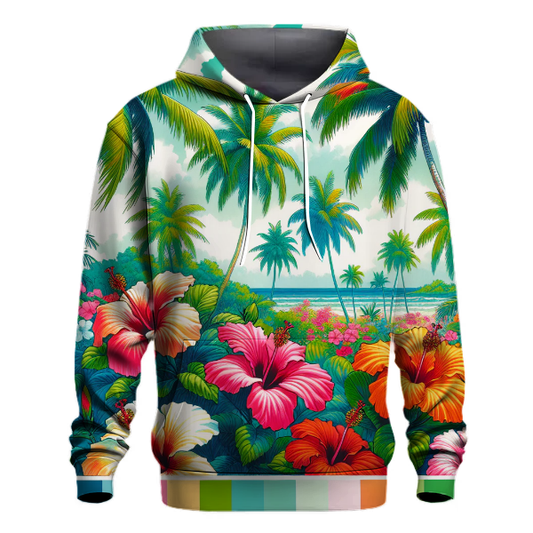 Lively Tropical Paradise Hoodie