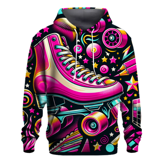 Vintage 80s Roller Skate Hoodie