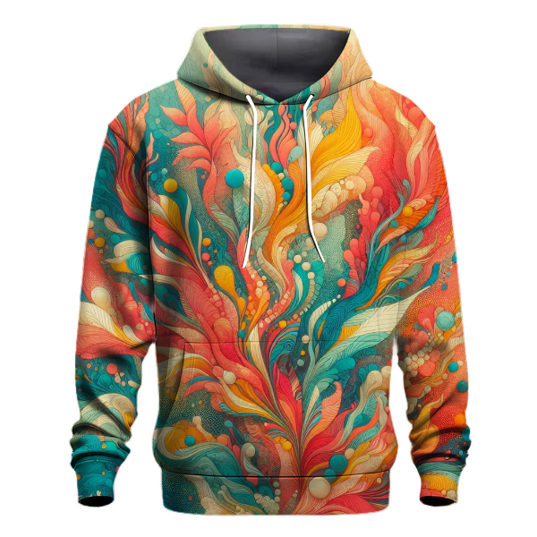 Coral Reef Splash Hoodie