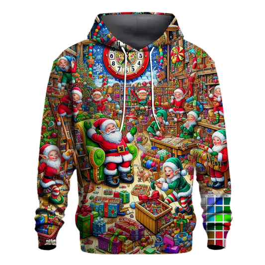 Santa's Workshop Countdown Hoodie