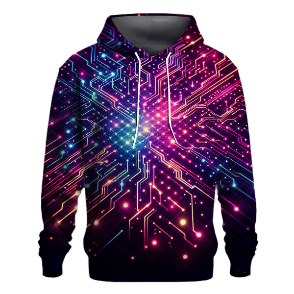 Techno Grid Luminescence Hoodie