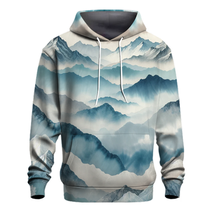 Frosty Peaks Design Hoodie