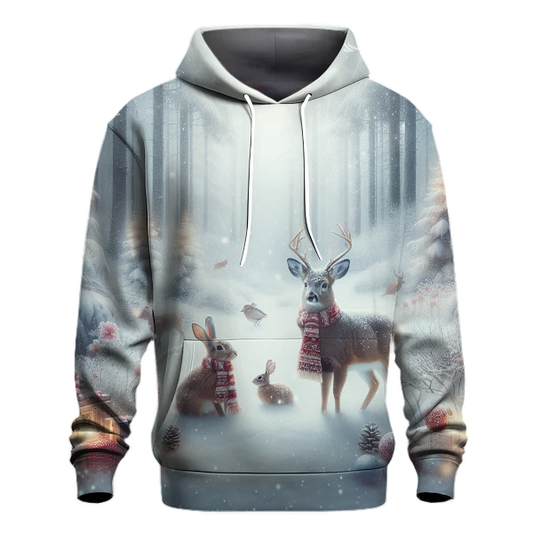 Snowy Woodland Adventure Hoodie