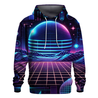 Retro Sci-Fi Visions Hoodie