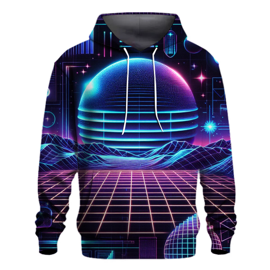 Retro Sci-Fi Visions Hoodie