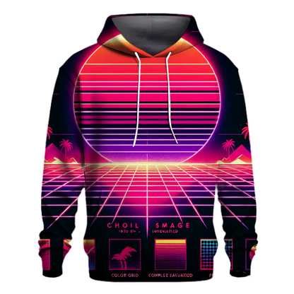 Retro Synthwave Aesthetic Hoodie