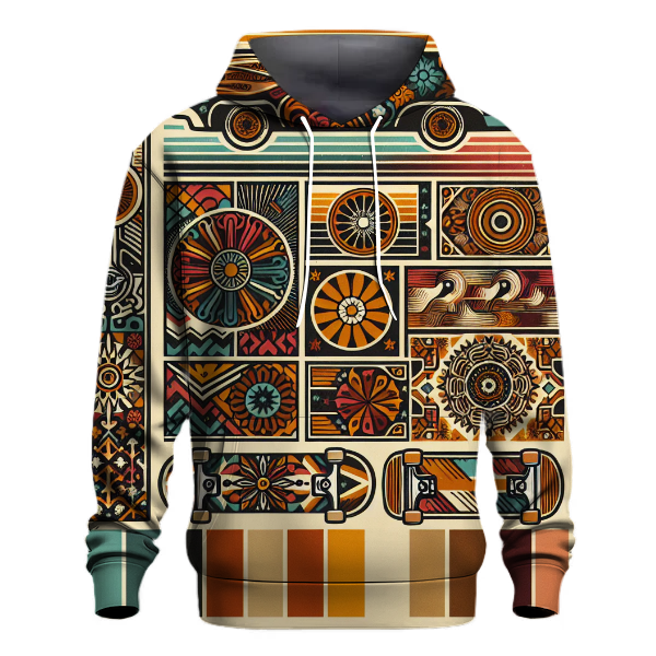 Cool 70s Skateboard Style Hoodie