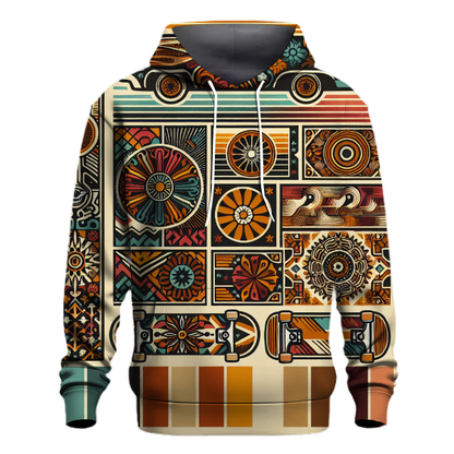 Cool 70s Skateboard Style Hoodie