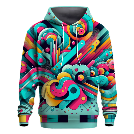 Funky Abstract Shapes Hoodie