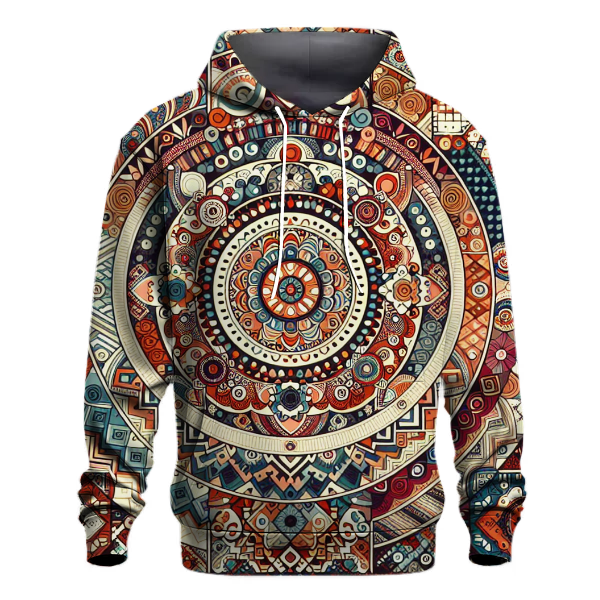 Classic Boho Patterns Hoodie