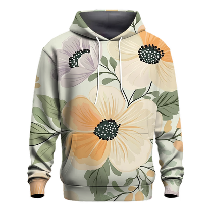 Peaceful Floral Fantasy Hoodie