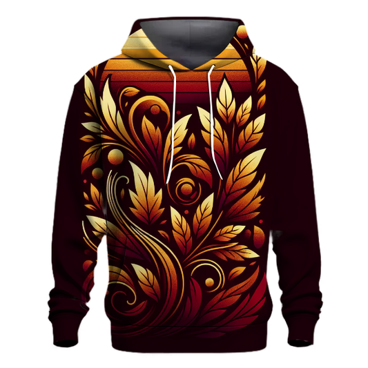 Fiery Autumn Leaves Hoodie