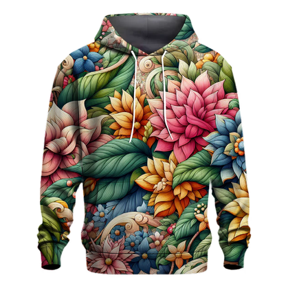 Floral Groove Celebration Hoodie