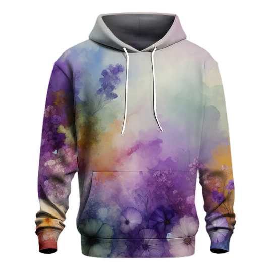 Vibrant Violets Tie-dye Design Hoodie