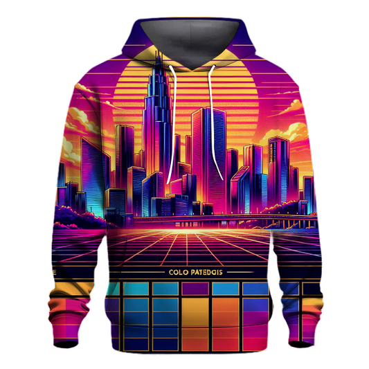 Synthwave Dream City Hoodie Premium Hoodies