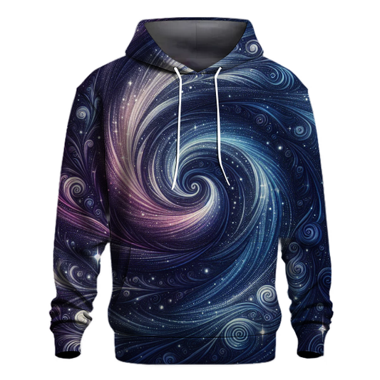 Starlit Night Tie-dye Design Hoodie Embroidered Hoodies