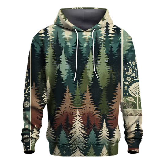 Rustic Woodland Retreat Hoodie Pullover Hoodies